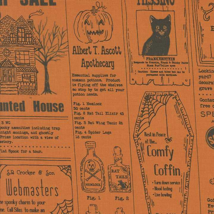 HOME SWEET HAUNT 2.5-Inch Jelly Roll Precuts by Stacy lest Hsu