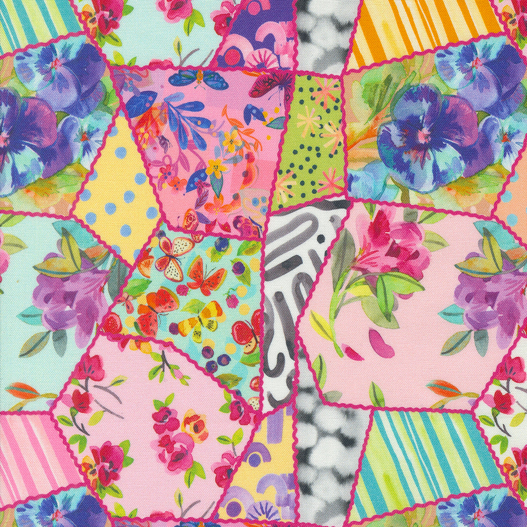 FLOWER PATCHES Fat Quarter Bundle Precuts by Amarilys Henderson