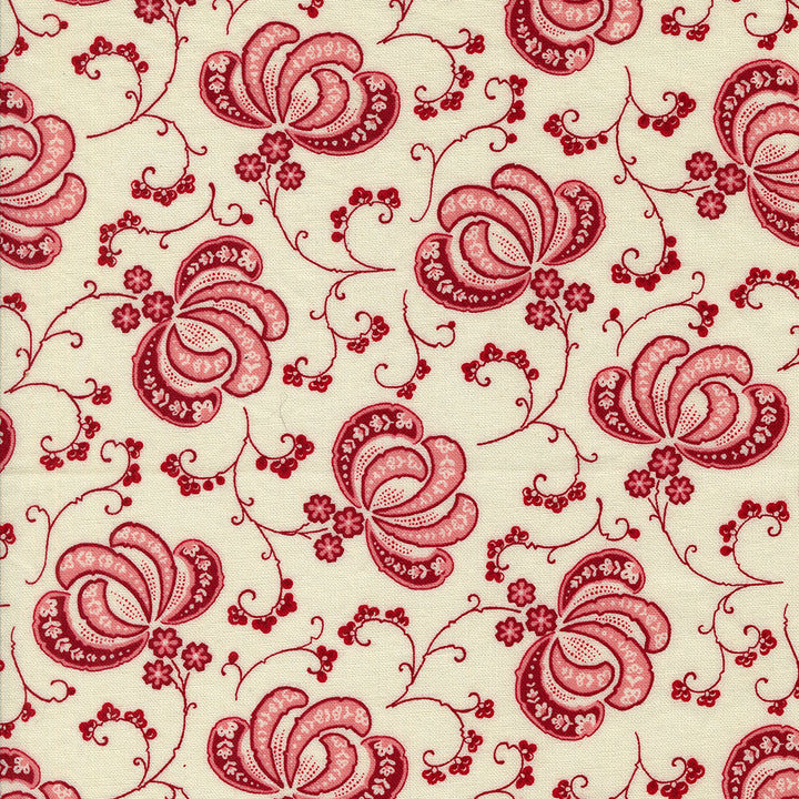 HOLLYHOCKS AND ROSES 2.5-Inch Jelly Roll Precuts by Bunny Hill Designs