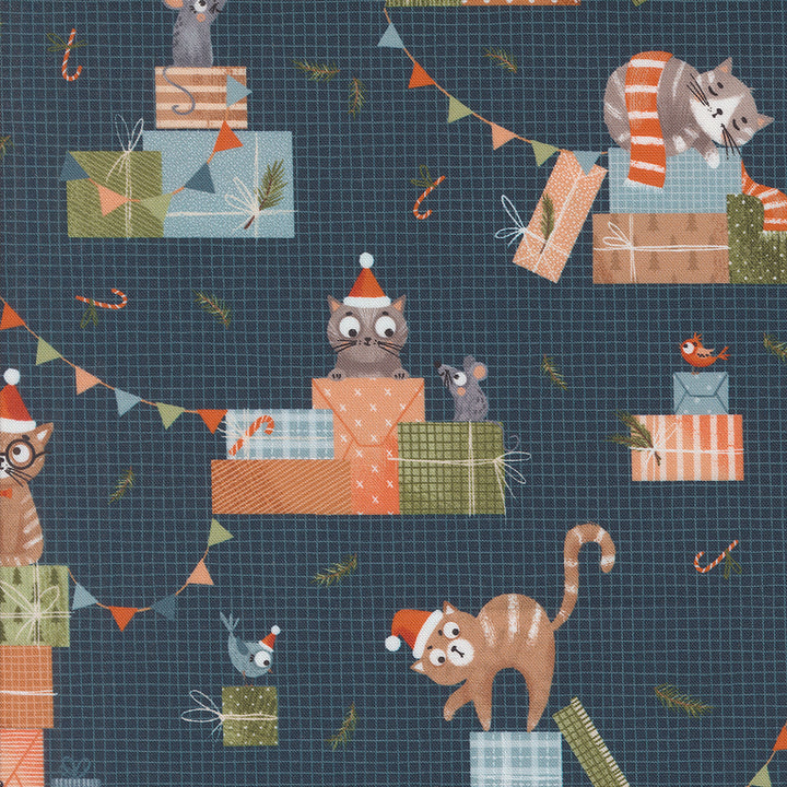 PURRFECT CHRISTMAS 5-Inch Charm Pack Precuts