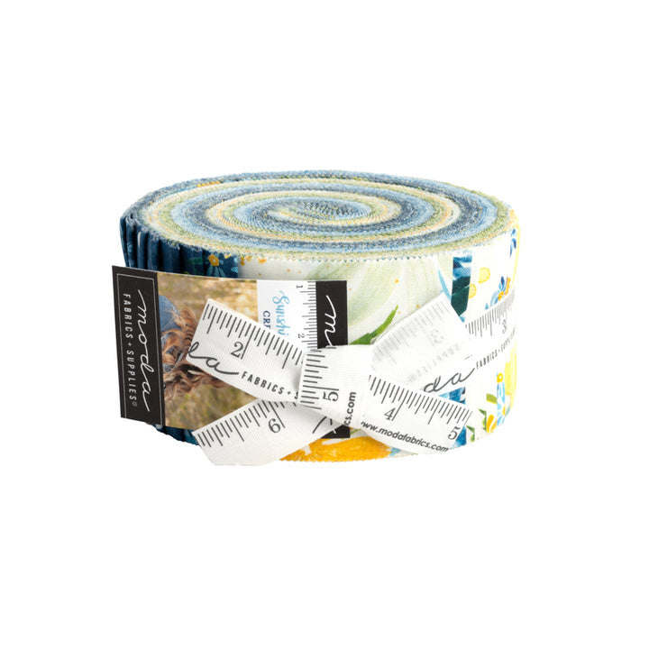 SUNSHINE AND BLUE SKIES 2.5-Inch Jelly Roll Precuts by Create Joy Project