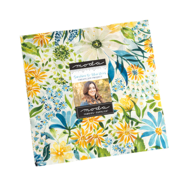 SUNSHINE AND BLUE SKIES 10-Inch Layer Cake Precuts by Create Joy Project