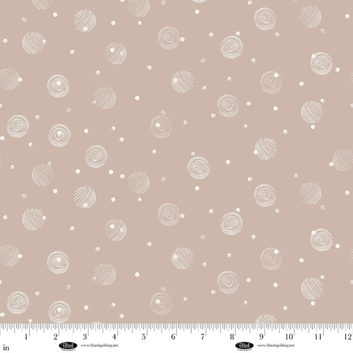Sugar Dreams: DOTS TAUPE Fabric (1/2 yd)
