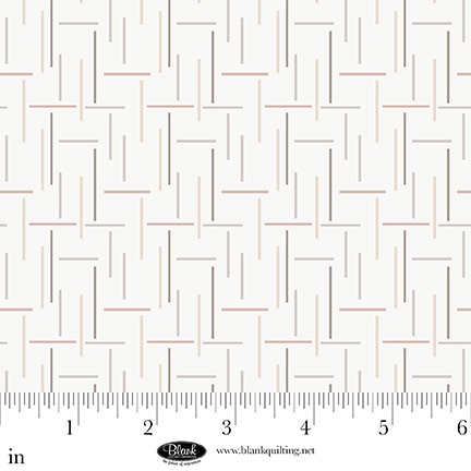 Sugar Dreams: LINES WHITE Fabric (1/2 yd)