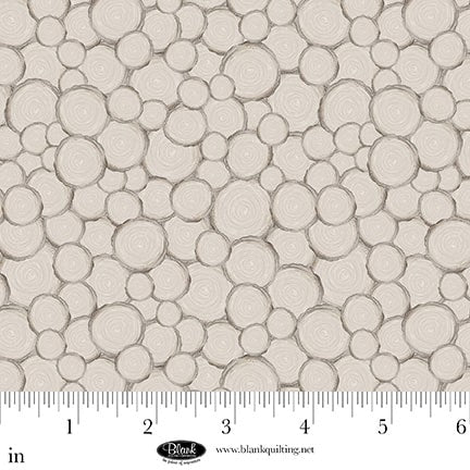 Petals & Pewter: TREE TRUNK GEO Med. Gray Fabric (1/2 yd)