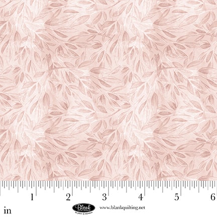 Petals & Pewter: LEAF ALLOVER Dusty Rose Fabric (1/2 yd)