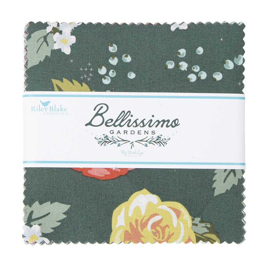 BELLISSIMO GARDENS 5" Stacker Charm Pack by MY MIND'S EYE