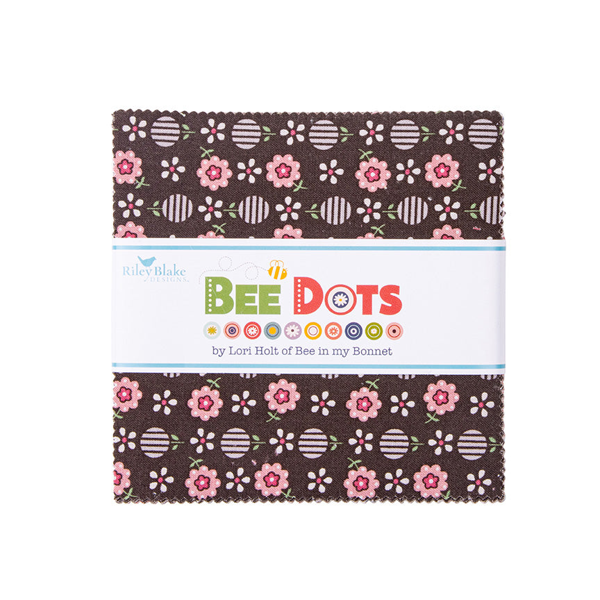 BEE DOTS 5" Stacker by Lori Holt