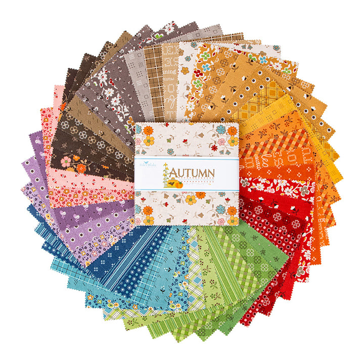 AUTUMN 5" Stacker Precuts by LORI HOLT