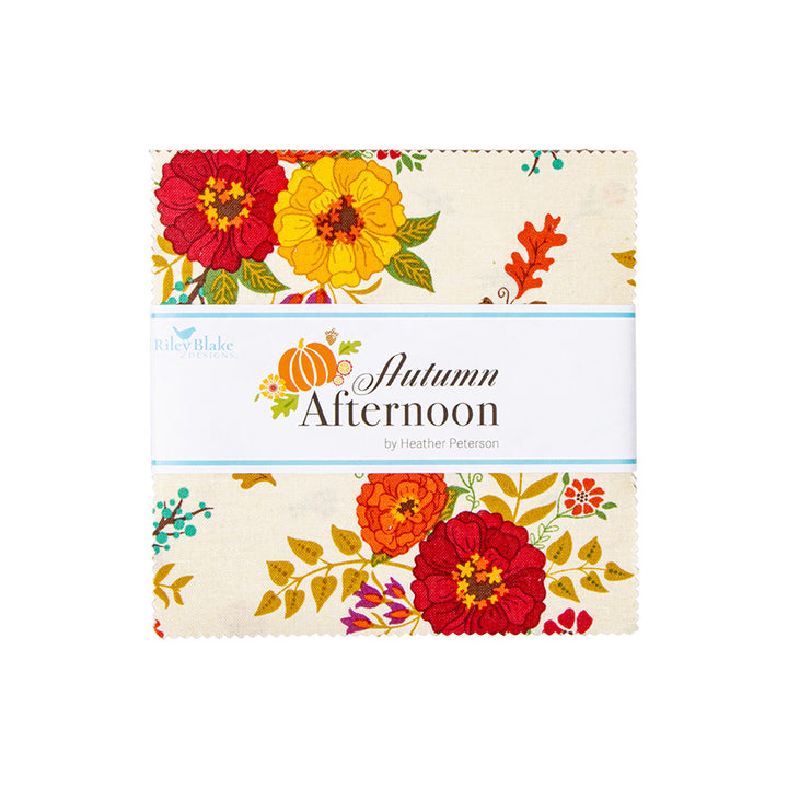 AUTUMN AFTERNOON 5-Inch Stacker Precuts By Heather Peterson