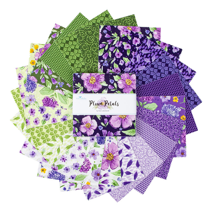 PLUM PETALS 5-Inch Stacker Precuts