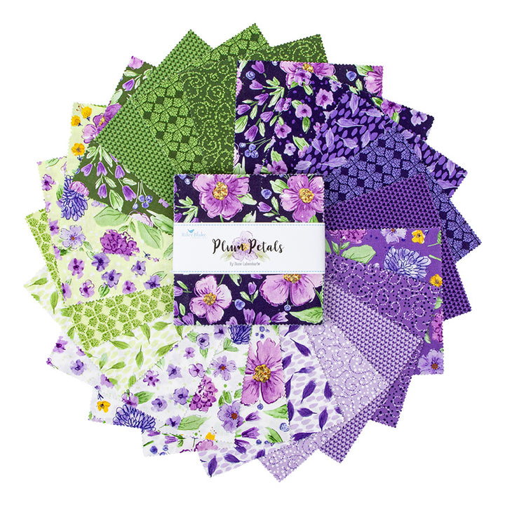 PLUM PETALS 5-Inch Stacker Precuts