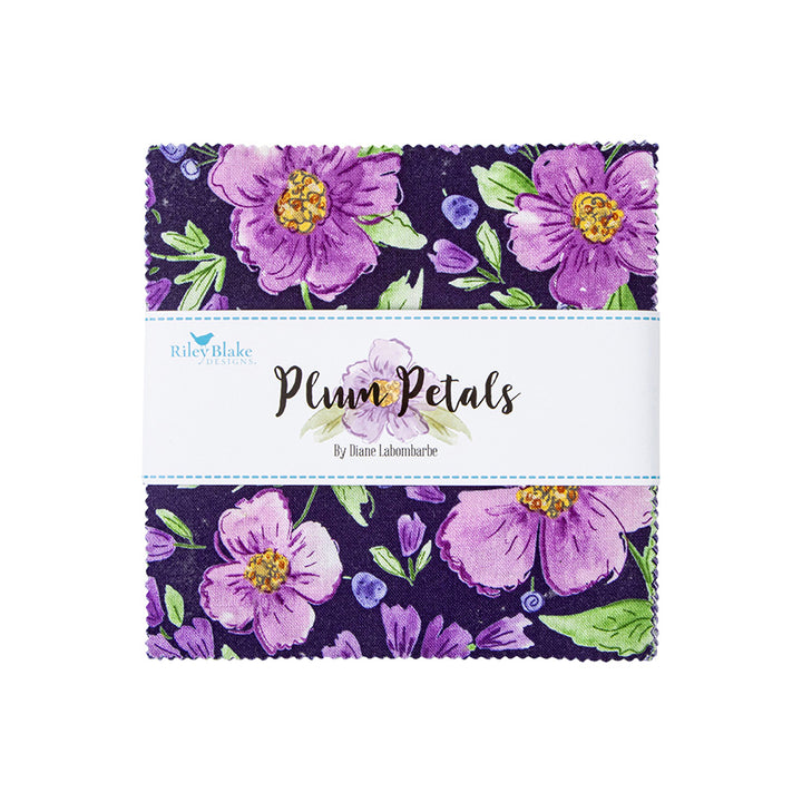 PLUM PETALS 5-Inch Stacker Precuts