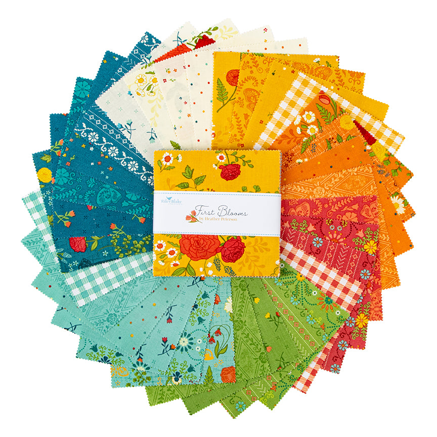 FIRST BLOOMS 5-Inch Stacker Precuts by Heather Peterson