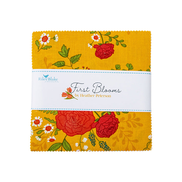 FIRST BLOOMS 5-Inch Stacker Precuts by Heather Peterson