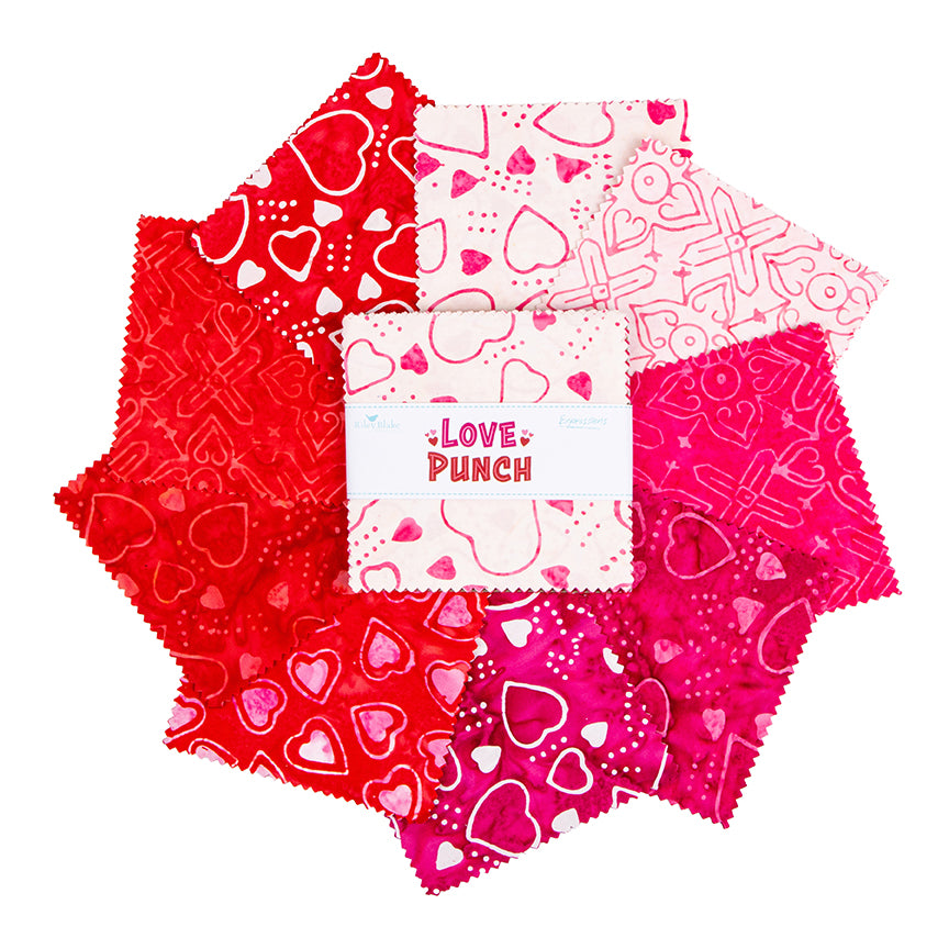 Expressions Batiks LOVE PUNCH 5-Inch Stacker Precuts