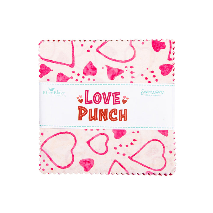 Expressions Batiks LOVE PUNCH 5-Inch Stacker Precuts