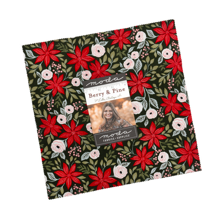BERRY AND PINE 5-Inch Charm Pack Precuts by Lella Boutique