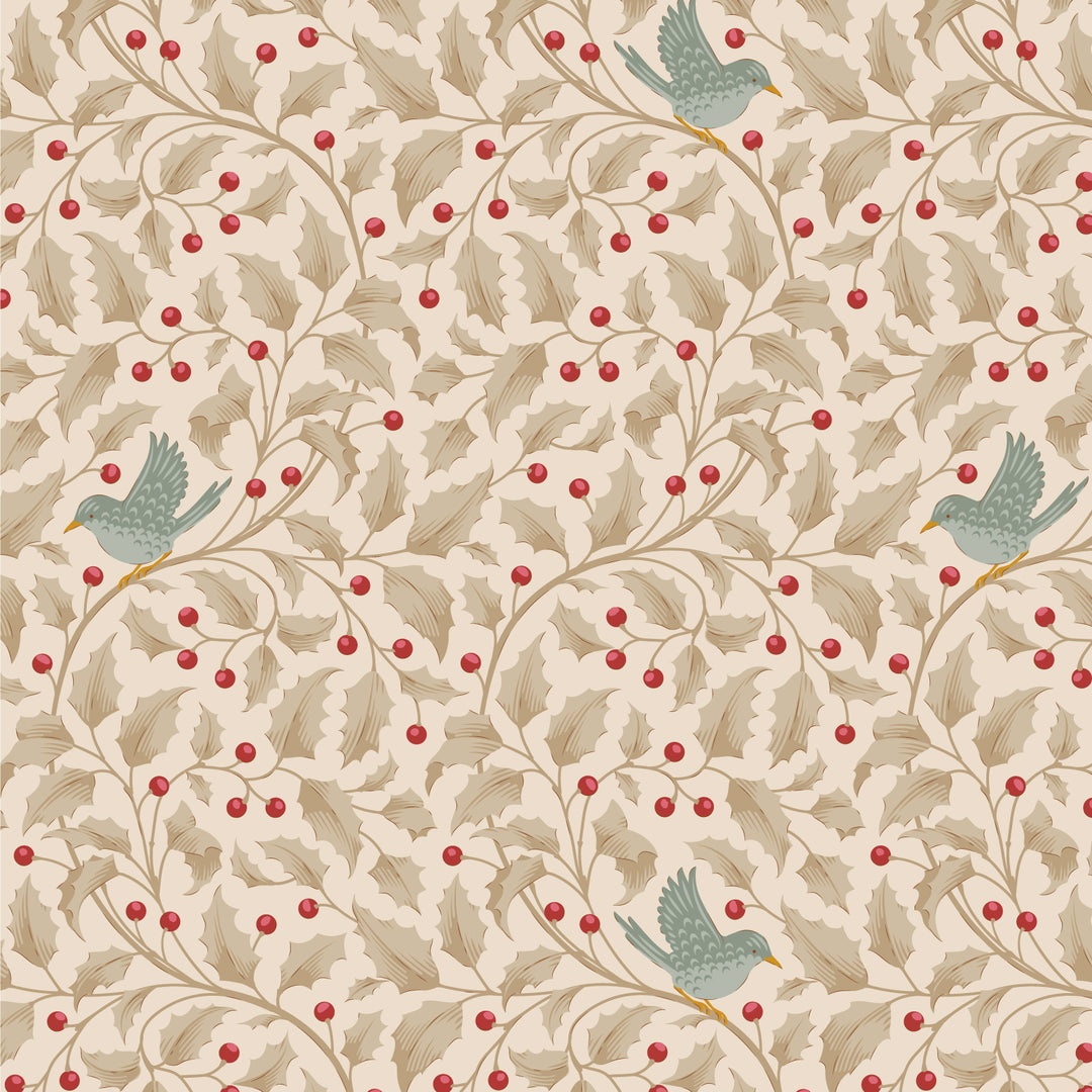 Tilda MERRY LITTLE CHISTMAS Fat Quarter Bundle - 5 pc Cream