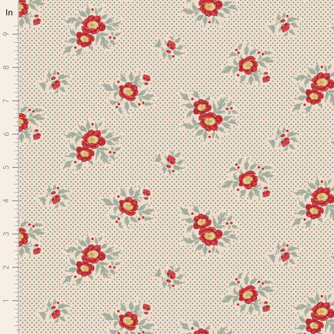 Tilda Merry Little Christmas: DUCK EGG Fat Quarter Bundle - 5 pc