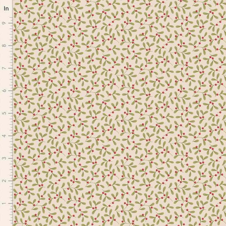 Tilda MERRY LITTLE CHISTMAS Fat Quarter Bundle - 5 pc Cream