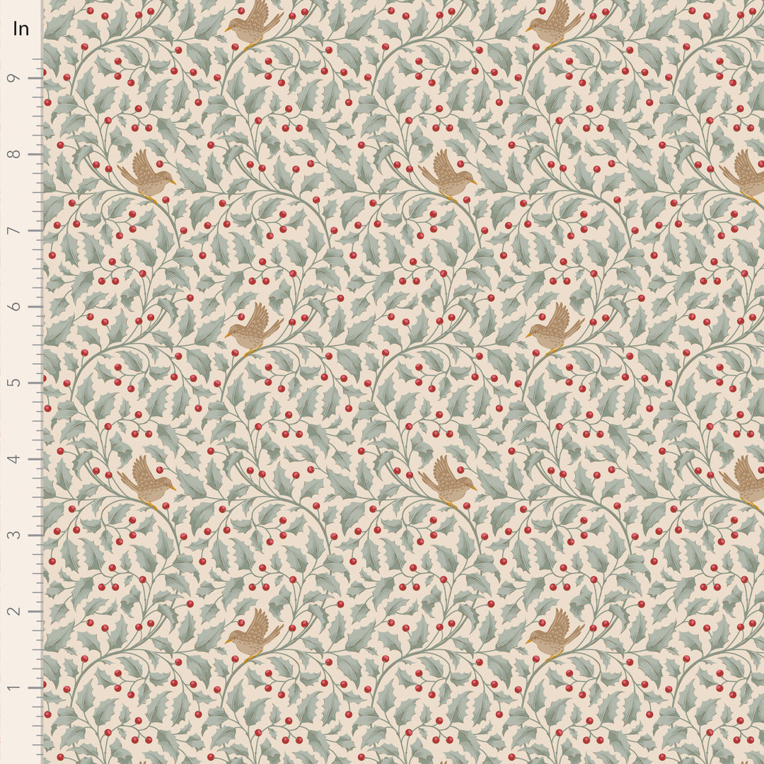Tilda Merry Little Christmas: DUCK EGG Fat Quarter Bundle - 5 pc