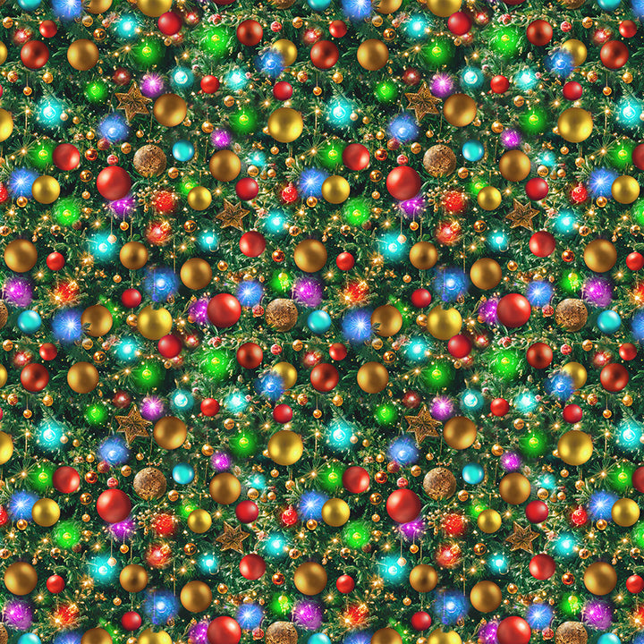 Winter Wonder: LIGHTS AND DECOR fabric by Windham Fabrics (1/2 yd.)