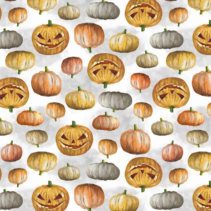 Happy Haunting: JACK-O-LANTERN MIST fabric (1/2 yd)