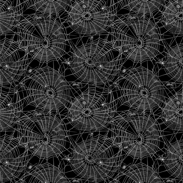 Happy Haunting: CREEPY CRITTERS NIGHT fabric (1/2 yd)