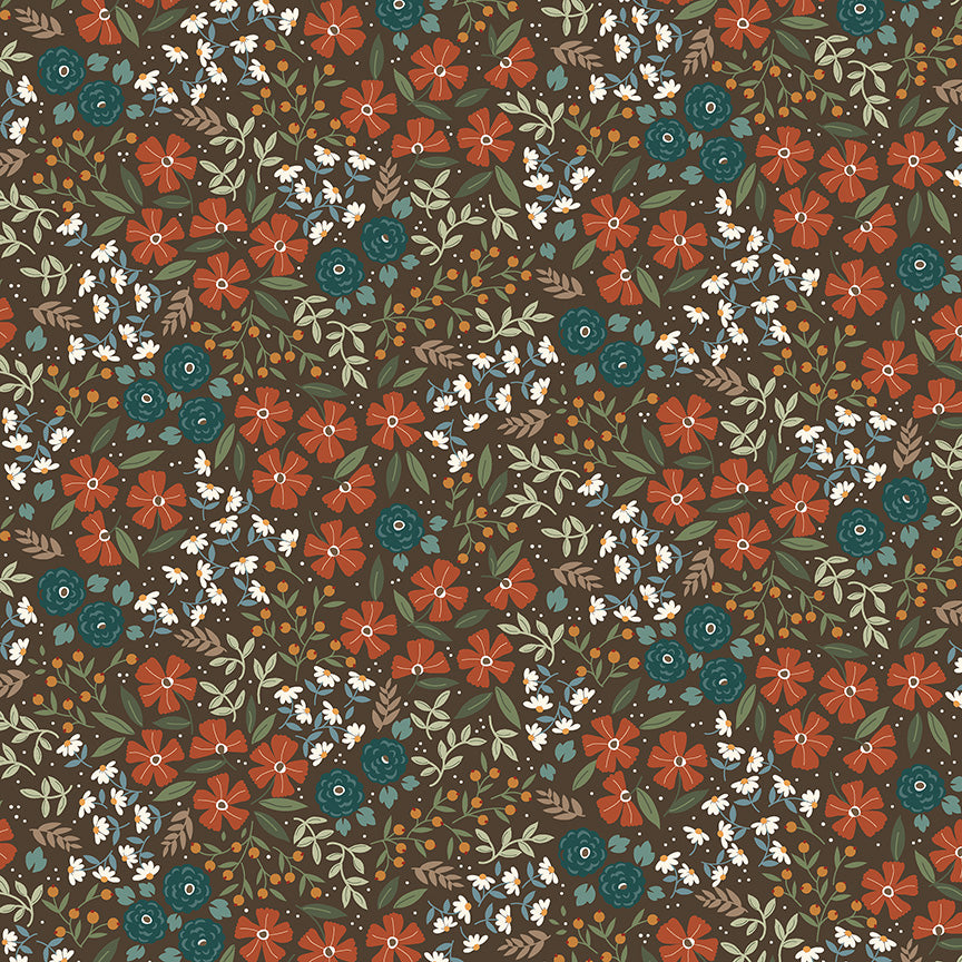 Honeycrisp: EFFLORESCENT BROWN Fabric by Allison Harris (1/2 yd)