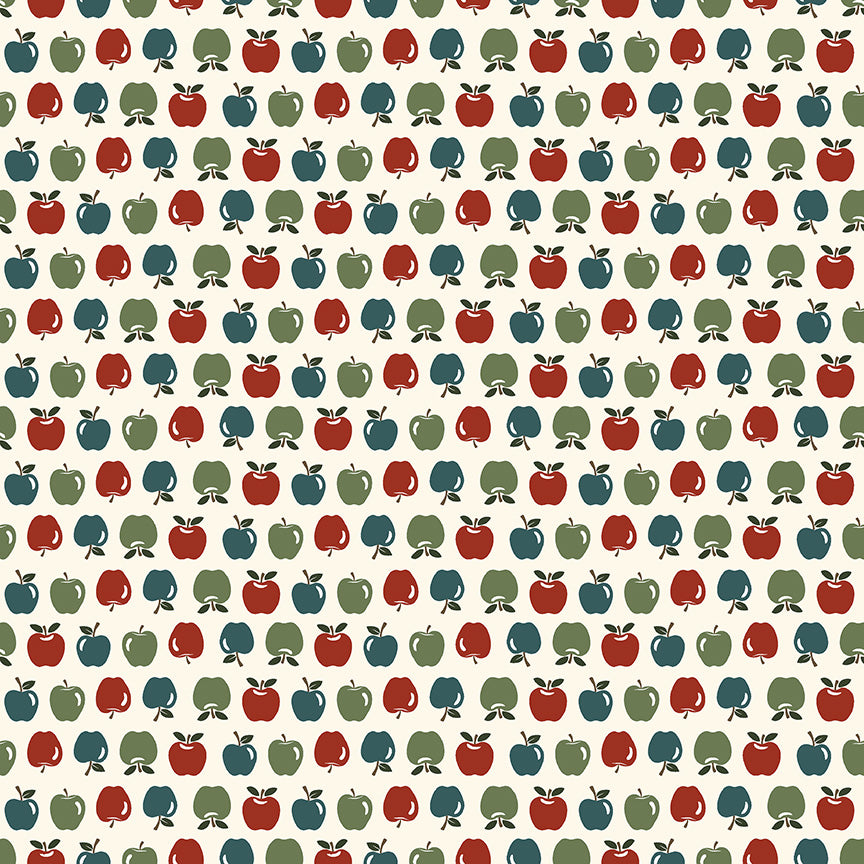 Honeycrisp: HAPPY HARVEST IVORY Fabric by Allison Harris (1/2 yd)