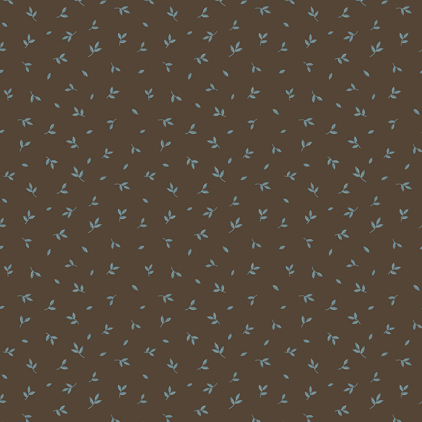 Honeycrisp: TUMBLING LEAVES BROWN Fabric by Allison Harris (1/2 yd)