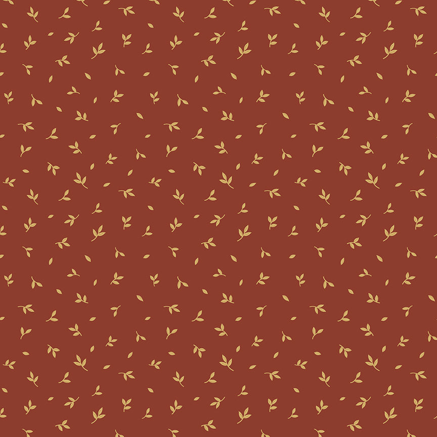 Honeycrisp: TUMBLING LEAVES RUBY Fabric by Allison Harris (1/2 yd)