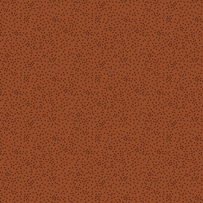 Honeycrisp: SPECK RUST Fabric by Allison Harris (1/2 yd)