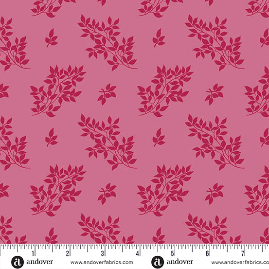 Moody Hues: LEAFY DOUBLE PINK by Nancy Rink