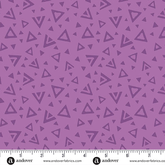 Moody Hues: TRIANGLES PLUM by Nancy Rink
