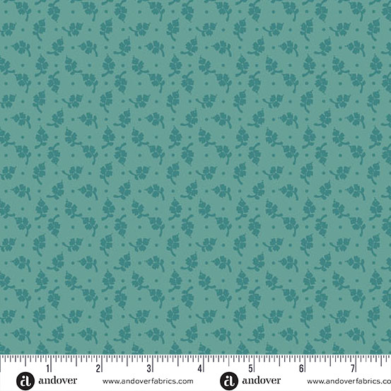 Moody Hues: LITTLE FLOWER SEAGREEN by Nancy Rink