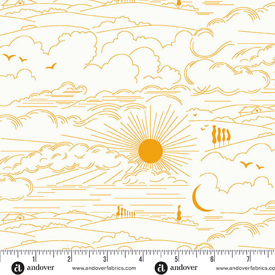 SUN PRINT WHISPER Fat Quarter Bundle by Alison Glass