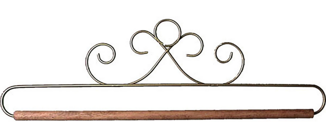 12in. Gold French Curl Hanger