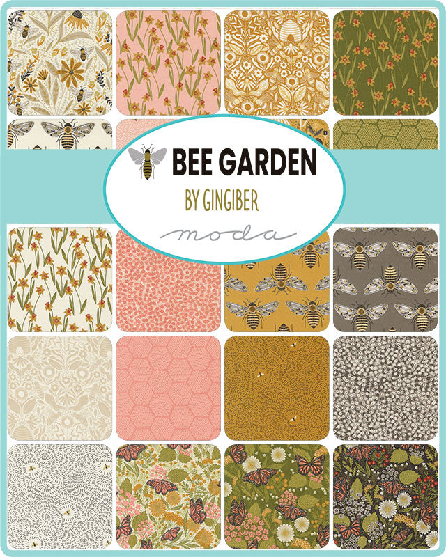 BEE GARDEN Fat Quarter Bundle Precuts by Gingiber