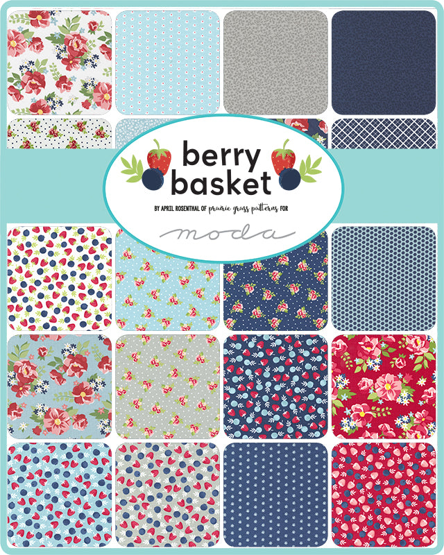 BERRY BASKET Fat Quarter Bundle by APRIL ROSENTHAL