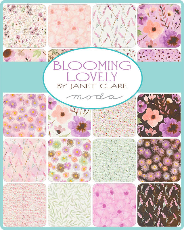 BLOOMING LOVELY Fat Quarter Bundle Precuts by JANET CLARE