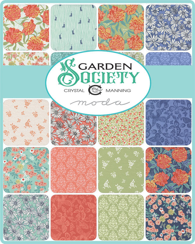 GARDEN SOCIETY 10" Layer Cake by CRYSTAL MANNING