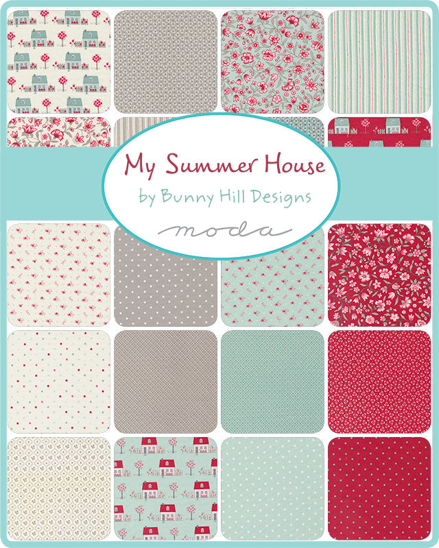 MY SUMMER HOUSE 5-Inch Charm Pack Precuts by BUNNY HILL DESIGNS