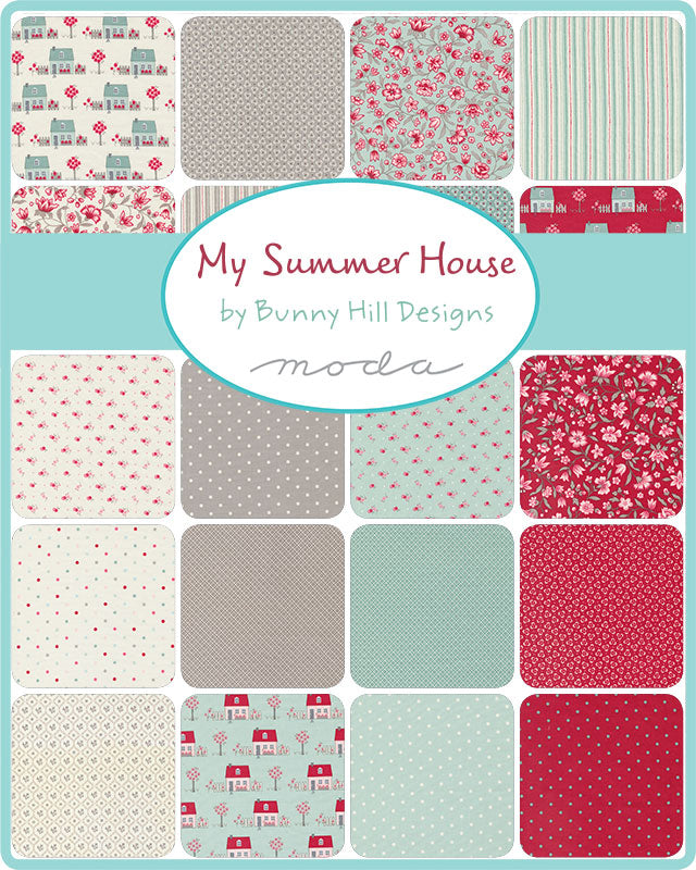 MY SUMMER HOUSE 2.5-Inch Jelly Roll Precuts by BUNNY HILL DESIGNS