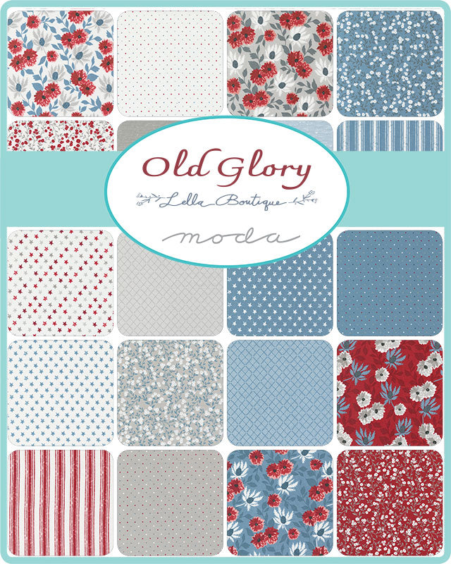 OLD GLORY 2.5-Inch Jelly Roll Precuts by LELLE BOUTIQUE