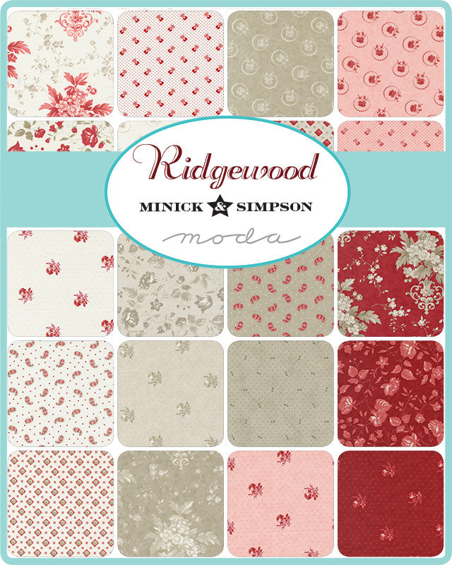 RIDGEWOOD 10-Inch Layer Cake Precuts by MINICK & SIMPSON