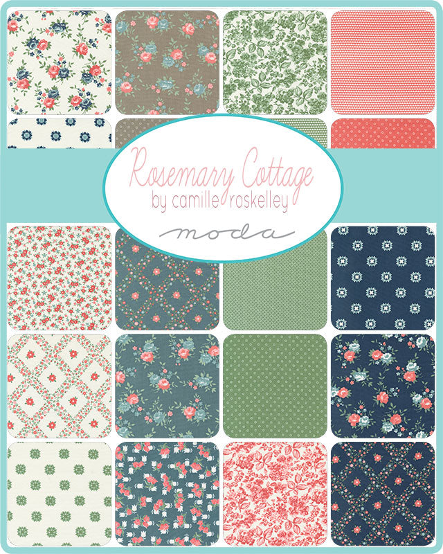 ROSEMARY COTTAGE 5-Inch Charm Pack Precuts by Camille Roskelley