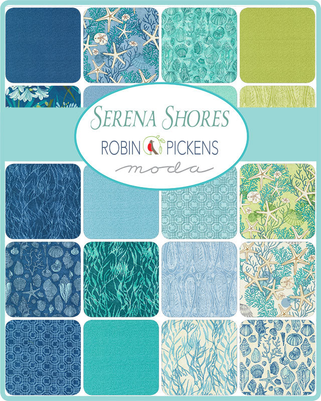 SERENA SHORES Fat Quarter Bundle Precuts by Robin Pickens