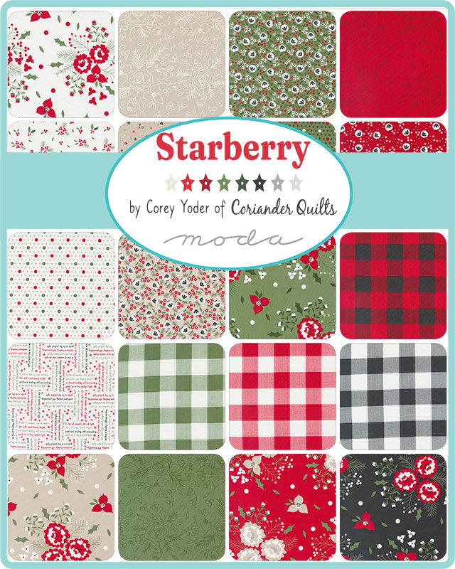 STARBERRY 5 pouces Charm Pack Prédécoupés par CORIANDER QUILTS